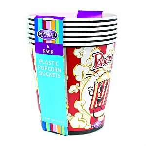 Buy Nostalgia Electrics PPB 600 4 Quart Popcorn Buckets, 6 pack & More 