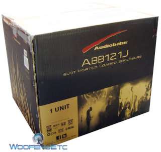ABB121J   Audiobahn 12 400W RMS Slot Ported Loaded Subwoofer 