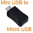 USB A to Mini B 5 Pin Data Cable Adapter Male/M  DC  