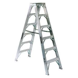   Ladder AM1108HD 375 Pound Duty Rating Aluminum Platform Ladder, 8 Foot