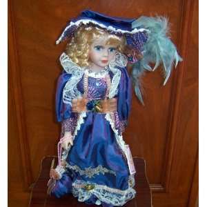   Porcelain Classical Doll Limited Edition    Blue    16 Toys & Games