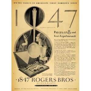  1929 Ad 1847 Rogers Bros Silverware Pirate Bobri Art 