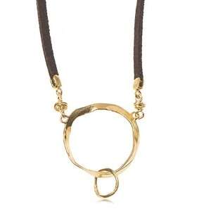  Golden Rings Necklace in 24 Karat Gold Vermeil Jewelry