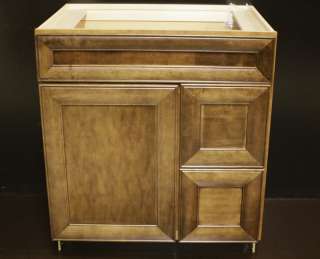 Kraftmaid Maple Bathroom Vanity Sink Base Cabinet 30w  