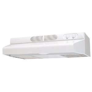   Energy Star Deluxe Quite Under Cabinet Range Hood, 30 Inch Wide, White