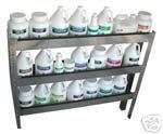 Carpet Cleaning 3 Tier Chemical Shelf  