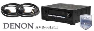   AVR3312CI Receiver Brand New + 2 PCS HDMI Bundle & 3 YEAR WARRANTY