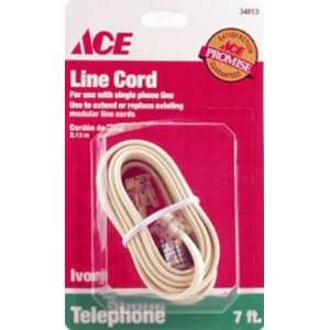  6 each Ace Modular Telephone Line Cord (34813)