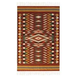  Zapotec wool rug, Magic (6x9)