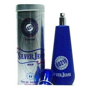  90210 Silver Jeans by Beverly Hills for Men   3.4 oz EDT 
