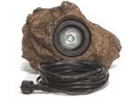 Natural looking rock housing makes this light easy to hide in ponds or 