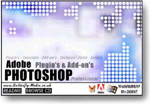 Photoshop Plugins Professional CD Set contains no less than 10,000 