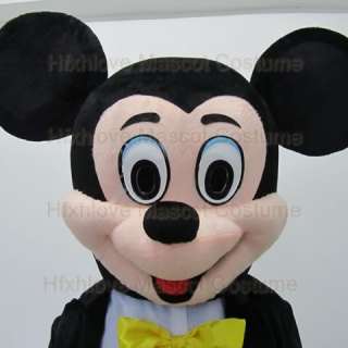 New Mickey Mouse Mascot Costume Adult Size Fancy Dress  