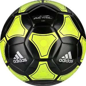  adidas adiPURE Glider Soccer Ball (Black, Electricity, 5 