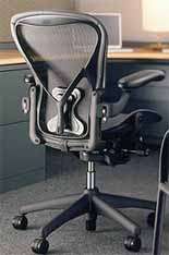 Herman Miller Aeron office chair + PostureFit in Size C  