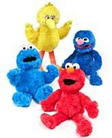 Gund Seasame Street Big Bird, Elmo, Cookie Monster or Grover Doll