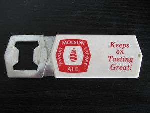 Molson Export Ale Acrylic Beer Bottle Opener  