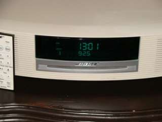 Bose Wave Music CD System Clock Radio Alpine White ~ Incredible 