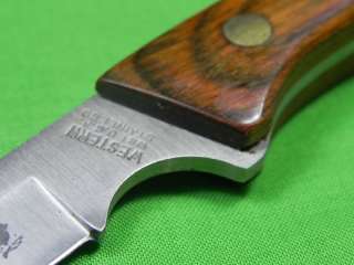 US WESTERN Set of 2 North American Hunting Club Knife & Sheath  