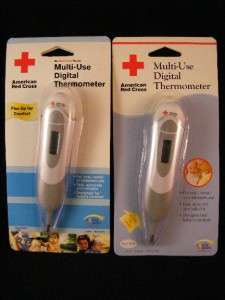 Red Cross Digital Baby Thermometer Rectal Oral Underarm 071463070787 