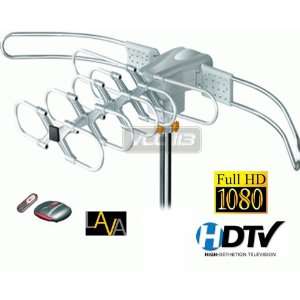   UHF/VHF Outdoor HDTV Antenna with Motor Rotor HD 2805 Electronics