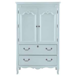   Blue Lt Antique Young America by Stanley Ma Marie TV,Wardrobe Armoire