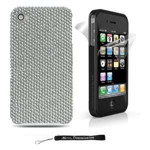 FULL DIAMOND CASE SILVER REAR ONLY for Apple iPhone 4 / 4th Generation 