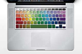 Rainbow Mac Keyboard Decal Cover Sticker Protector for Apple MacBook 