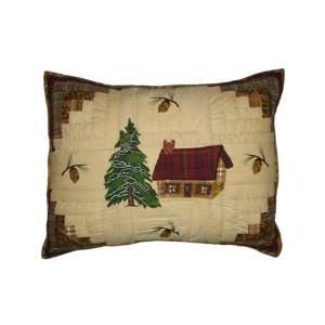  Log Cabin, Pillow Cover 27 X 21 In.