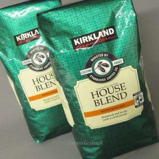 coffee roasted by starbucks house blend 100 % arabica beans