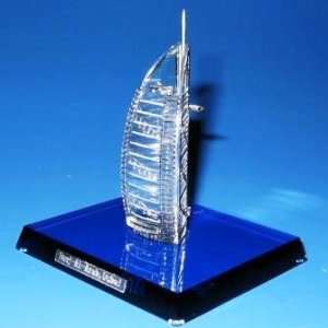  Burj Al Arab Dubai Hotel Crystal Souvenir Miniature Gifts 
