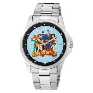 SUPER FRIENDS WRISTWATCH MENS WATCH by ARMITRON BATMAN SUPERMAN 