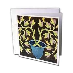  TNMGraphics Art Deco Plus   Deco plant in Blue Vase 