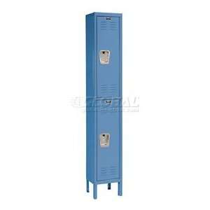   Double Tier 12x15x36 2 Door Ready To Assemble Blue