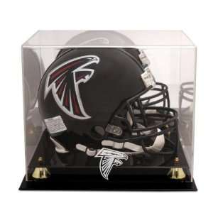  Atlanta Falcons Golden Classic Helmet Display Case and 
