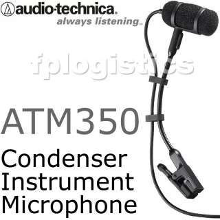 Audio Technica ATM350 Condenser Clip On Instrument Microphone ATM 350 