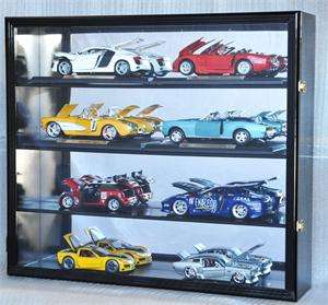Holds 8 / 118 Scale Diecast Model Car Display Case Cabinet   Lockable