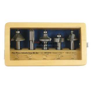 Freud A91210 5 Piece Introductory Router Bit Set NEW  