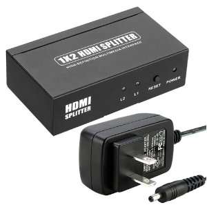  HDMI Splitter Amplifier Multiplier 1x2 Female (1 in 2 Out 