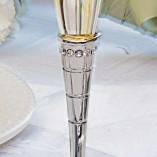 Royal Champagne Wedding Flutes & Cake Server Set  