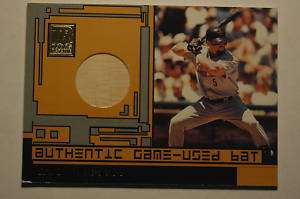 Jeff Bagwell 2001 Game Used Topps Reserve TRR JB Bat  