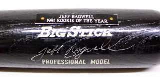 JEFF BAGWELL SIGNED RAWLINGS 1991 ROY BASEBALL BAT JSA  