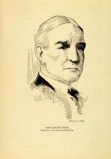 1926 Print American Red Cross Chairman John Barton Payne Portrait S J 