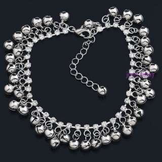 fashion new cz bells dangle bead anklet /ankle bracelet  