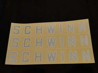 Schwinn Vintage Bicycle Water Decal Original NOS  