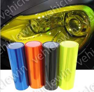 11 Colors Smoked Tint Automatic Car Headlight Lamp Moulding Film 