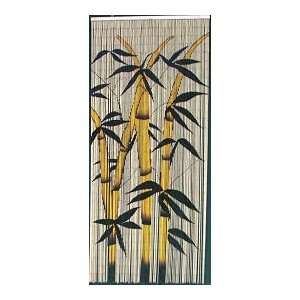 Tropical Bamboo Stalks Beaded Curtain 125 Strands (+hanging hardware 