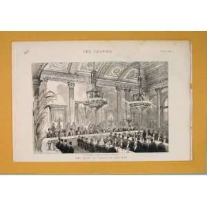    Shah Persia England Banquet Town Hall Livepool 1889