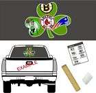 Boston sports fan shamrock decal