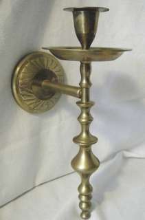 Solid Brass WALL SCONCE CANDLE HOLDER Home Decor  